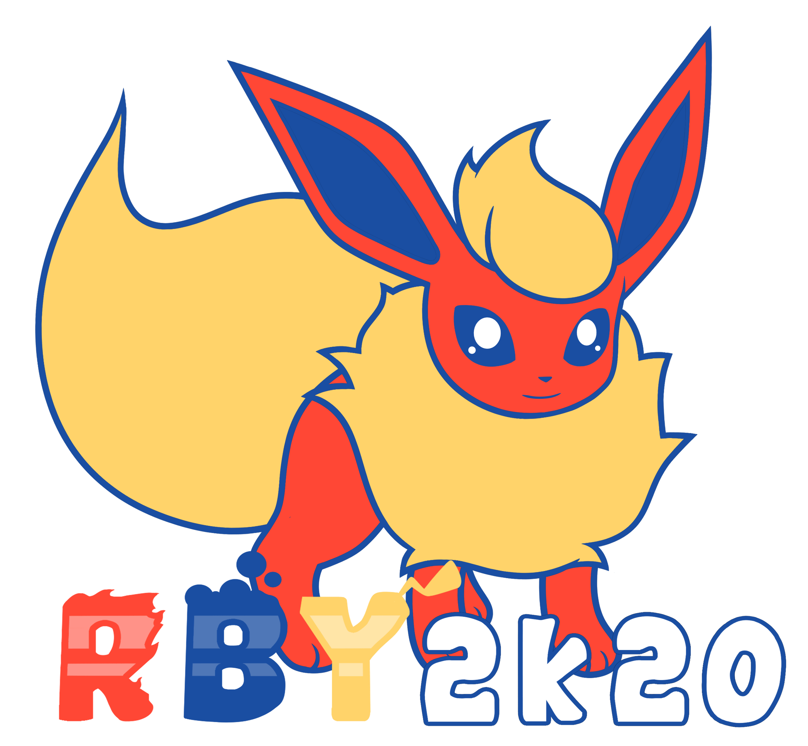 RBY2K20 logo - a competitive Pokemon Generation 1 community project
