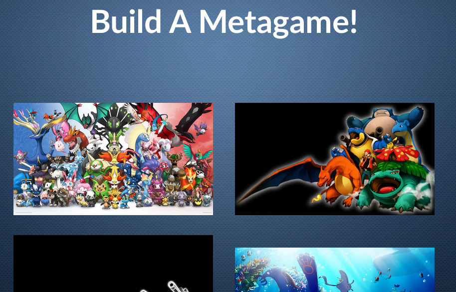 Build a Metagame (BAM) project logo for Pokemon fan project